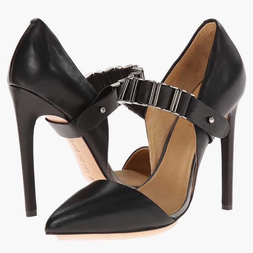 L.A.M.B. ‘Tyna’ D’Orsay Leather Heels